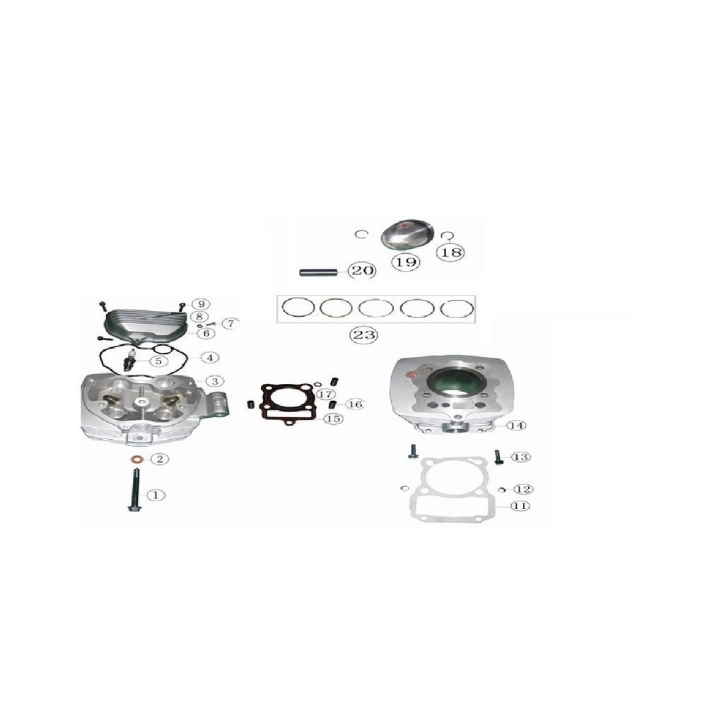 KUBA XY200STII SİLİNDİR 150 CC #KM 20169